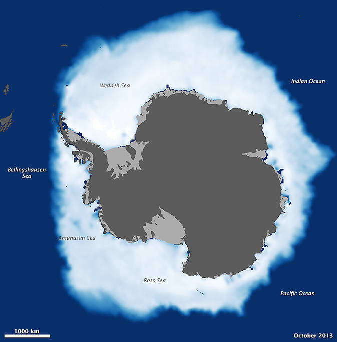 Antarctic sea ice after Antarctic sea ice after
