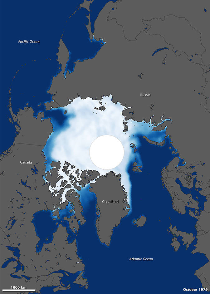 Arctic sea ice before