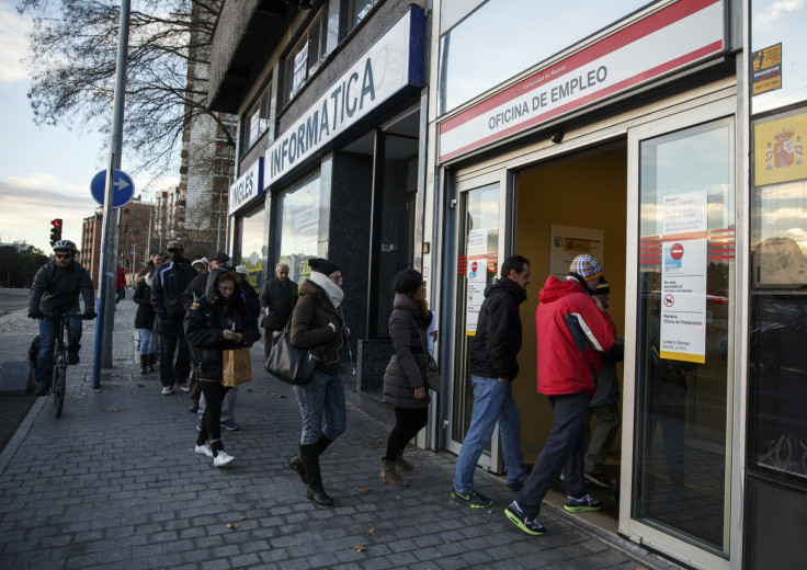 Unemployment in Madrid, Spain