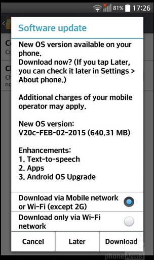 LG G Pro 2 starts receiving Android 5.0.1 Lollipop OTA update in Europe