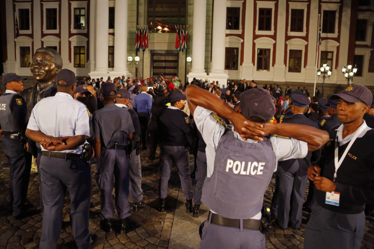 South Africa Zuma police