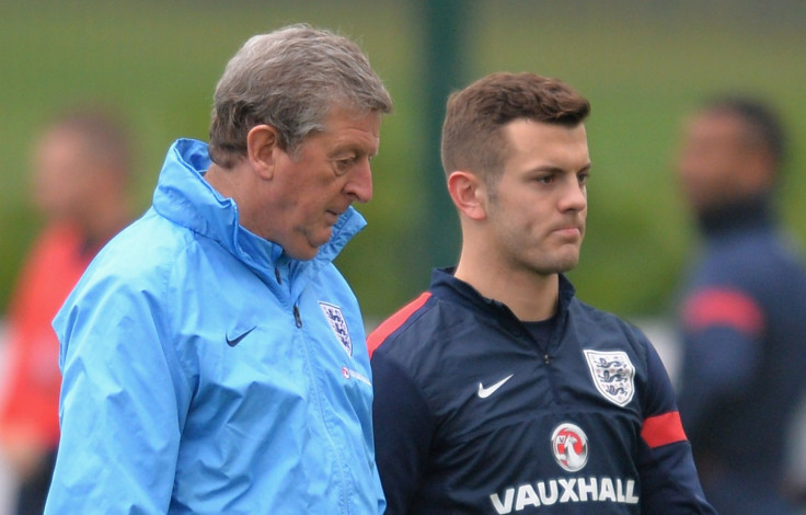 Roy Hodgson and Jack Wilshere