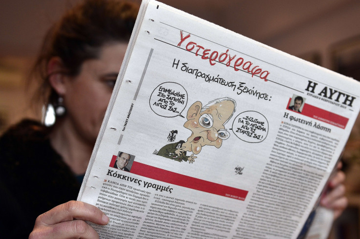 Schaeuble Nazi Cartoon Greece Germany