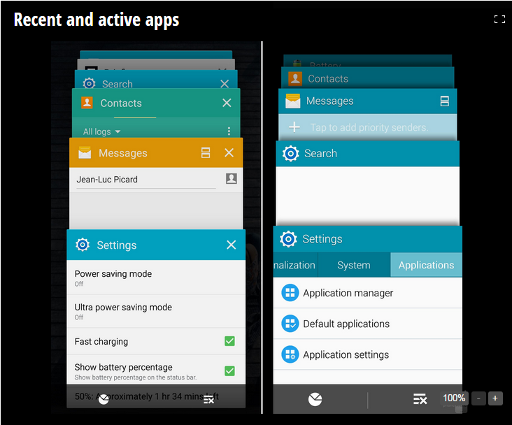 Galaxy Note 4 Android 5 0 Lollipop Vs Android 4 4 4 Kitkat Ui Comparison