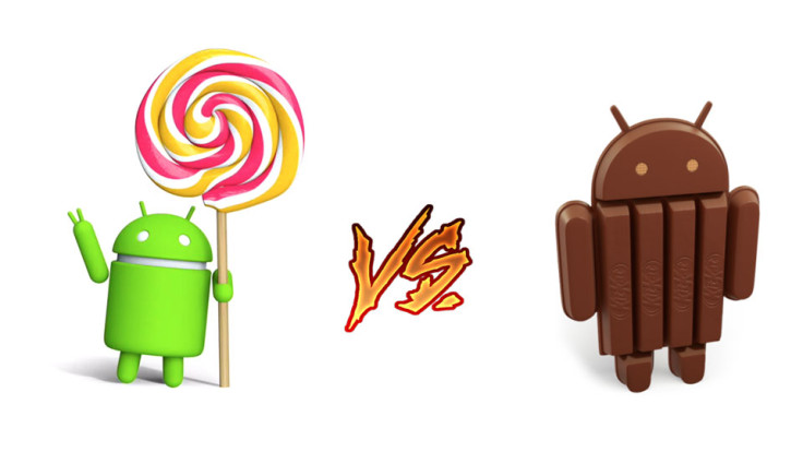 Galaxy Note 4: Android 5.0 Lollipop vs Android 4.4.4 KitKat UI comparison
