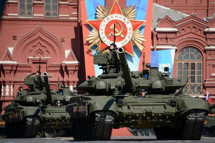 Tanks at lasy year's Victory Day parade in Moscow. (AFP)