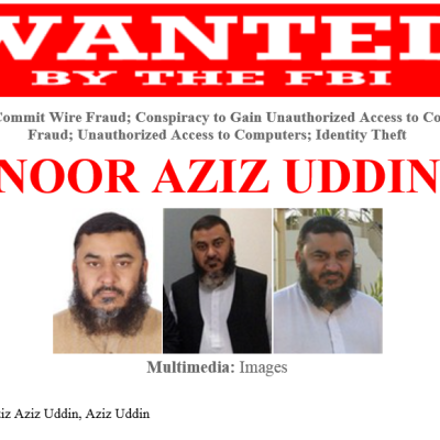 Noor Aziz Uddin FBI interpol cybercriminal