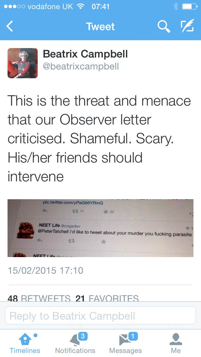 Tatchell tweet Tatchell tweet