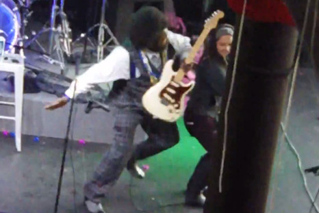 Rapper Afroman lashes out at female fan during gig in Mississippi