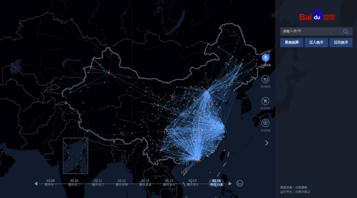 Baidu China map