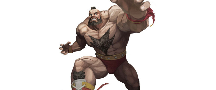 Zangief Street Fighter Beard Hair