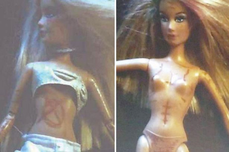 Disfigured Barbie dolls allegedly found in Morgan Geyser's bedroom