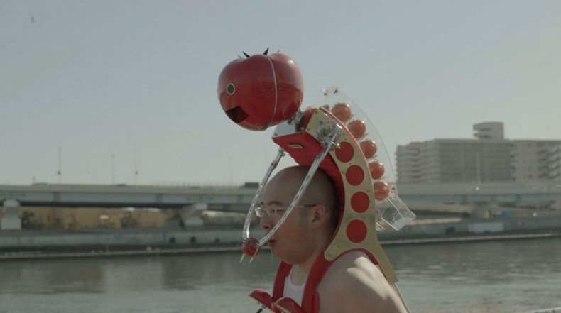 Meet Tomatan, a wearable robot that feeds you tomatoes as you run