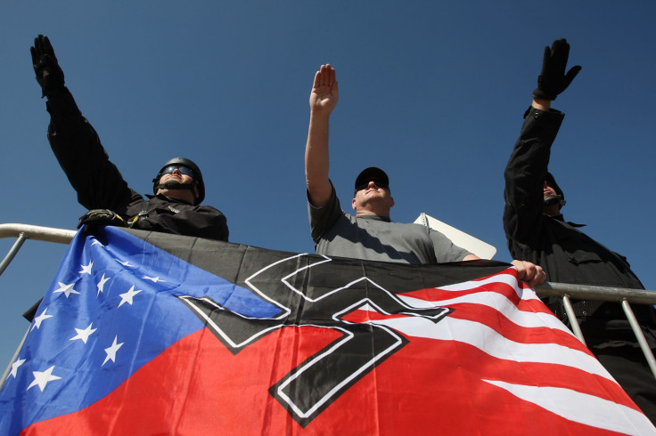 US skinheads at a 2010 rally in LA. (Getty)