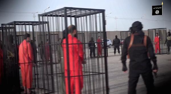 Islamic State Isis releases new video showing execution of 21 Kurdish Peshmerga fighters