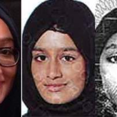 Kadiza Sultana, 16, Shamima Begum, 15, and Amira Abase, 15