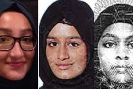 Kadiza Sultana, 16, Shamima Begum, 15, and Amira Abase, 15