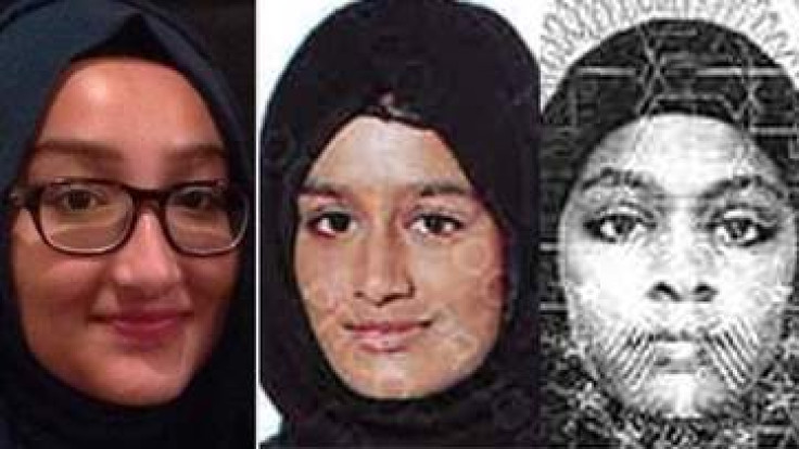 Kadiza Sultana, 16, Shamima Begum, 15, and Amira Abase, 15