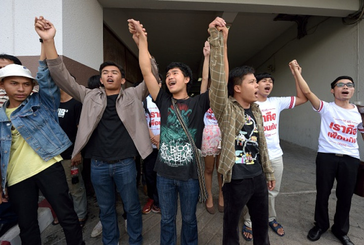 Thai student protest