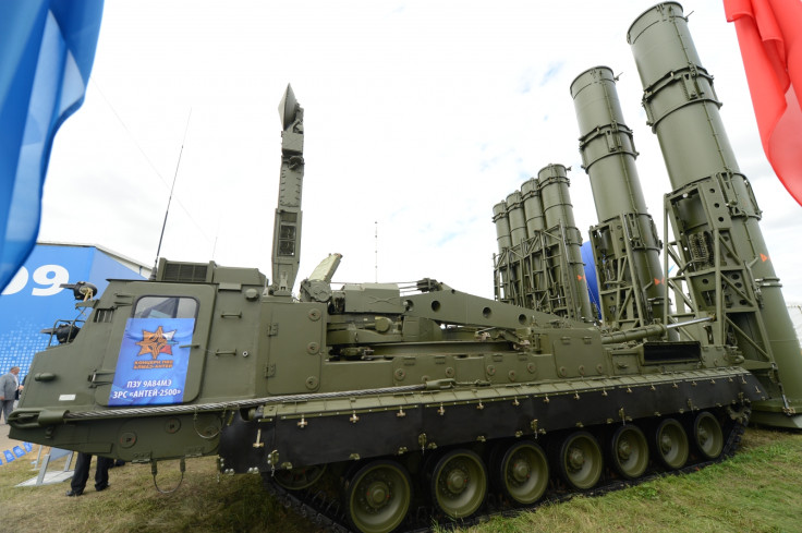 A 9A84ME launcher unit of the S-300VM 'Antey-2500'  anti-ballistic missile system. (KIRILL KUDRYAVTSEV/AFP/Getty Images)
