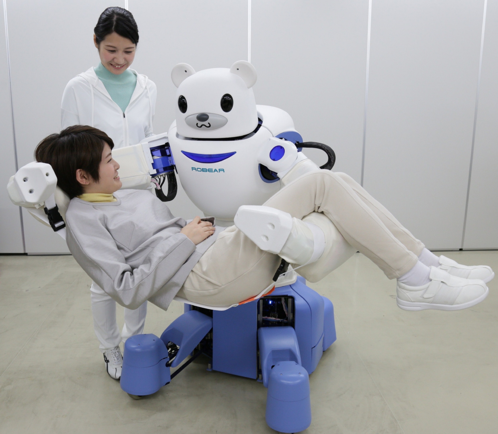 Japan Meet Robear, a robot bear nurse that can lift patients into