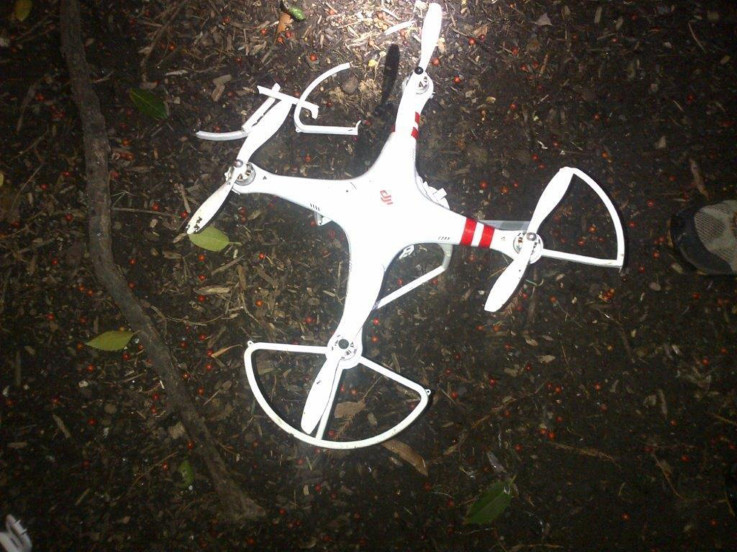 The DJI Phantom drone that crashed on the lawn of the White House. Its pilot was drunk at the time