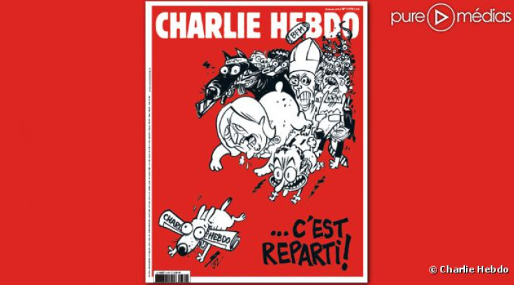 The latest cover of Charlie Hebdo includes the Pope, former French president Nicolas Sarkozy and National Front leader Marine Le Pen