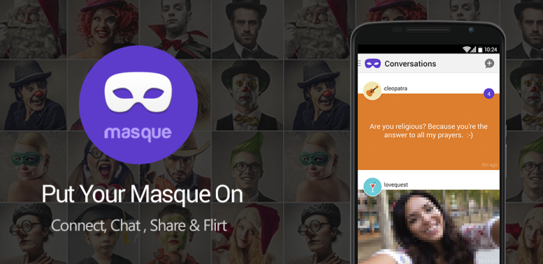 Anonymous dating app Masque