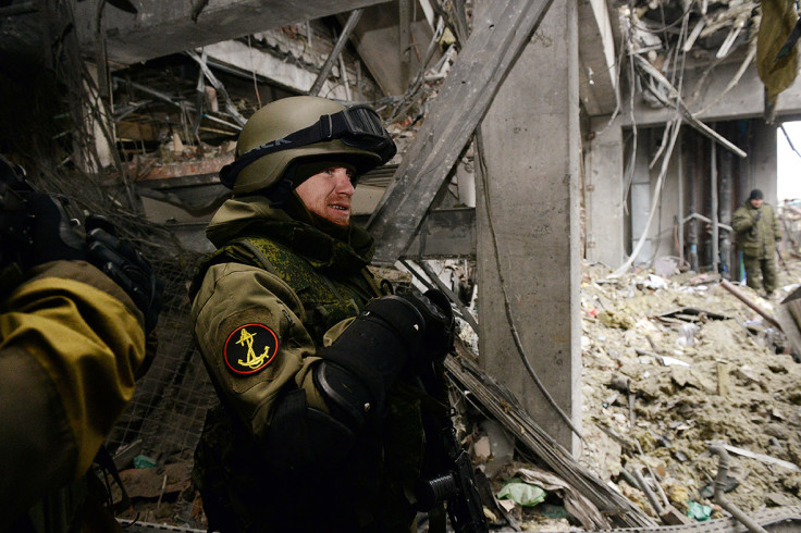 Inside Donetsk airport