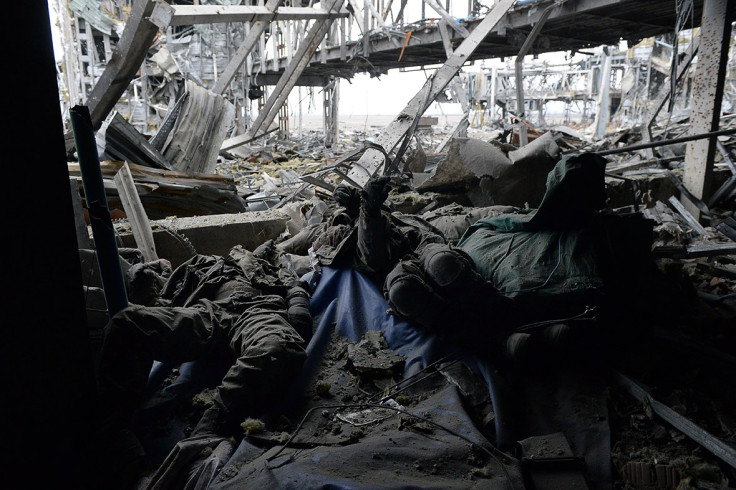 Inside Donetsk airport