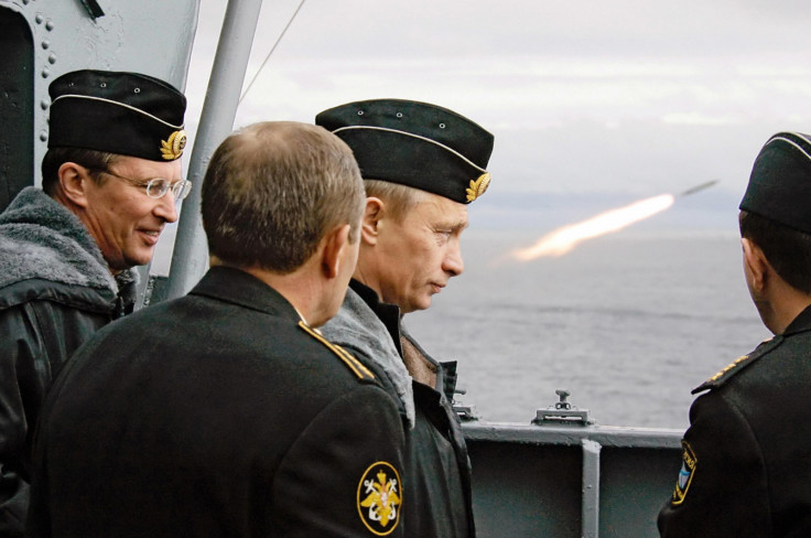 Vladimir Putin watches Russian military exercises