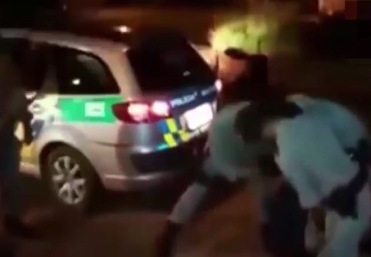 Policeman exorcism Brazil