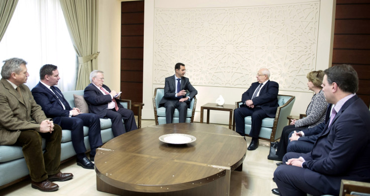 Syria's Assad meets French Delegation
