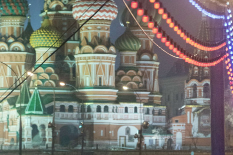 Boris Nemtsov lies on a Moscow bridge