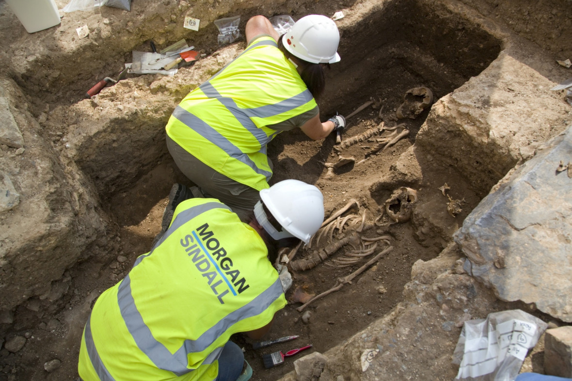 Richard III burial site Richard III burial site