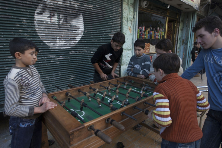 Isis fatwa table football beheaded figures
