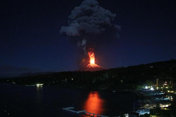 Volcano Villarica Chile Eruption