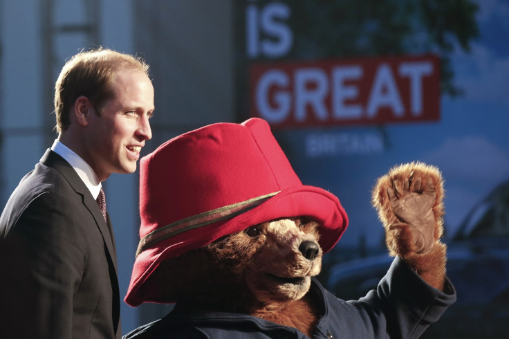 Prince William meets Paddington Bear