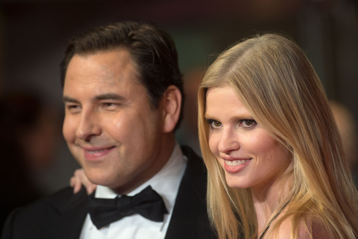 David Walliams and Lara Stone