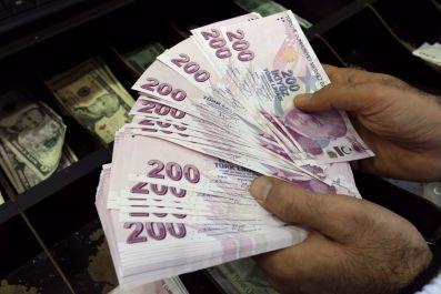 Turkish lira record low