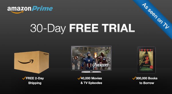 amazon prime free trial