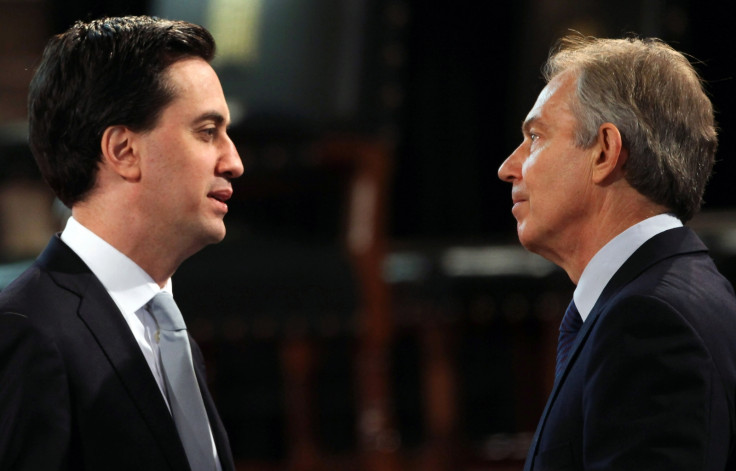 Tony Blair and Ed Miliband