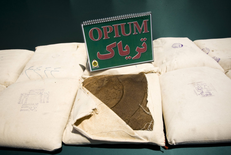 Opium seized on the Iranian border. (Reuters)