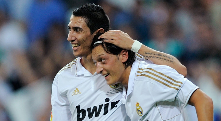 Angel di Maria and Mesut Ozil