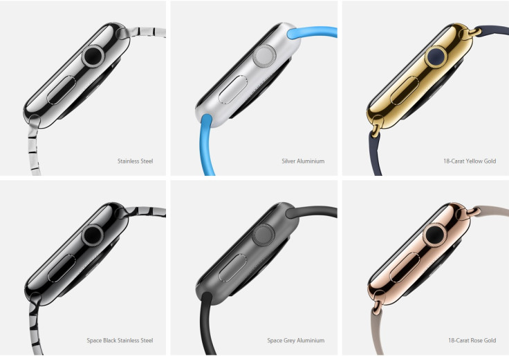 Apple Watch case material options