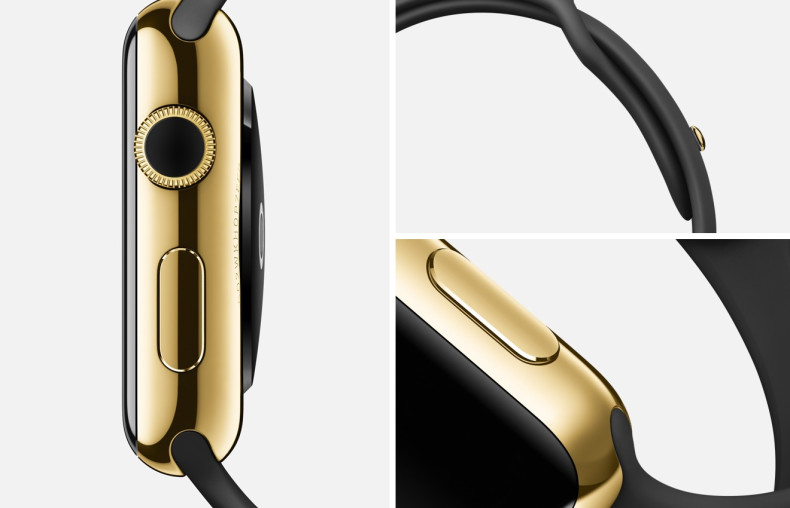 Apple Watch Edition yellow gold sport black