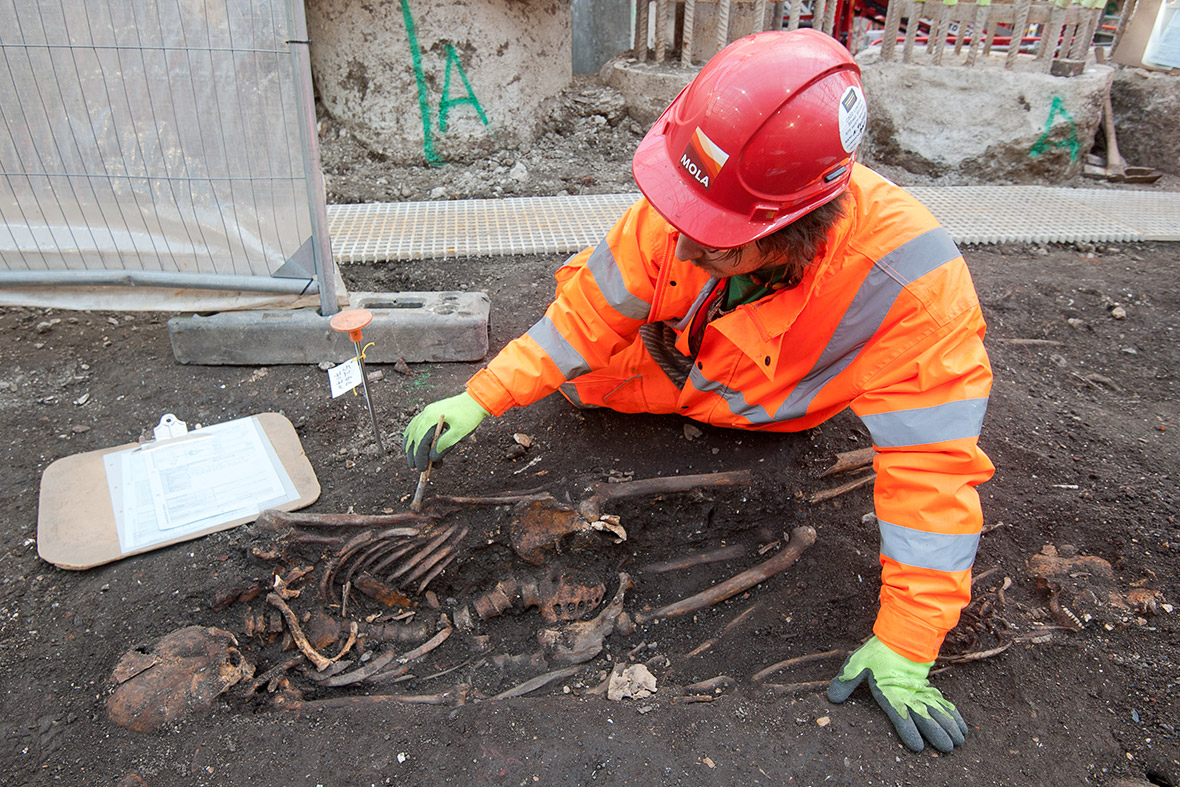 crossrail skeletons bedlam Liverpool Street