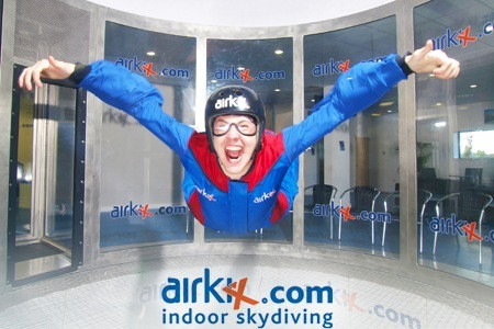 Sky diving