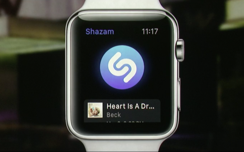 Apple Watch Shazam app
