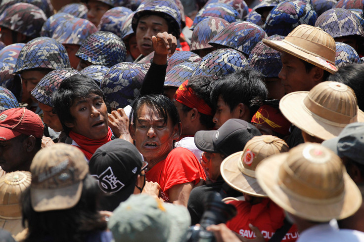 Myanmar student protest